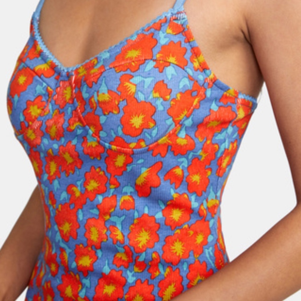 RVCA Just Friends Midi Dress - NWT!